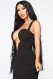 The Cipriani Slit Gown - Black