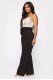 Roof Top Party Jumpsuit - Black White