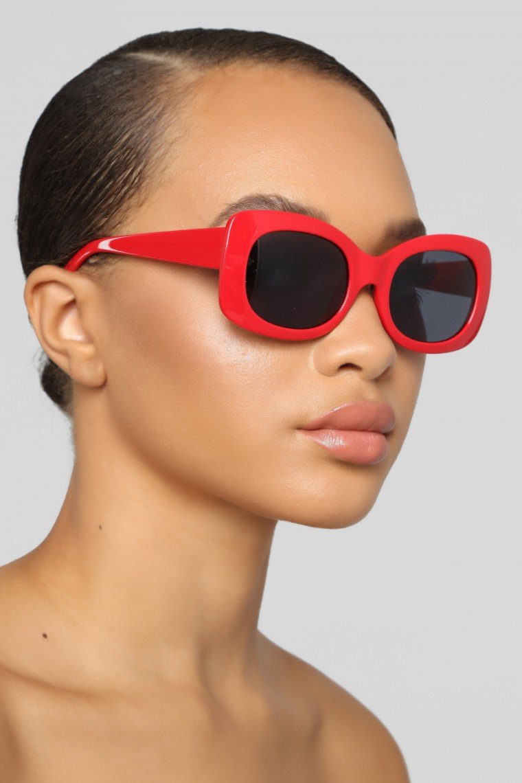 Try Later Sunglasses - Red