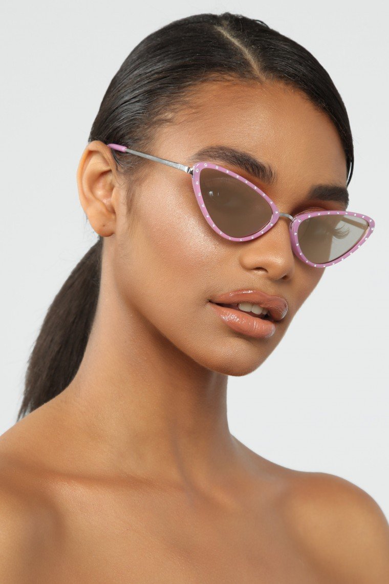 Not So Average Sunglasses - Violet