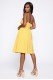 Brunch With The Girls Stripe Dress - Yellow