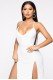 Hollywood Rooftop Party Sequin Dress- White
