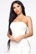 Attentions On Me Satin Gown - White