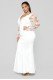 Macy Lace Gown - White