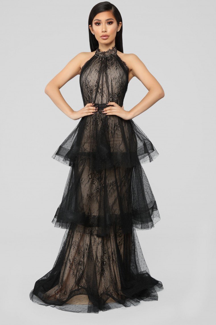 She's A Keeper Tulle Dress - Black