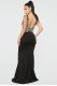 Somewhere To Go Tonight Embroidered Maxi Dress - Black