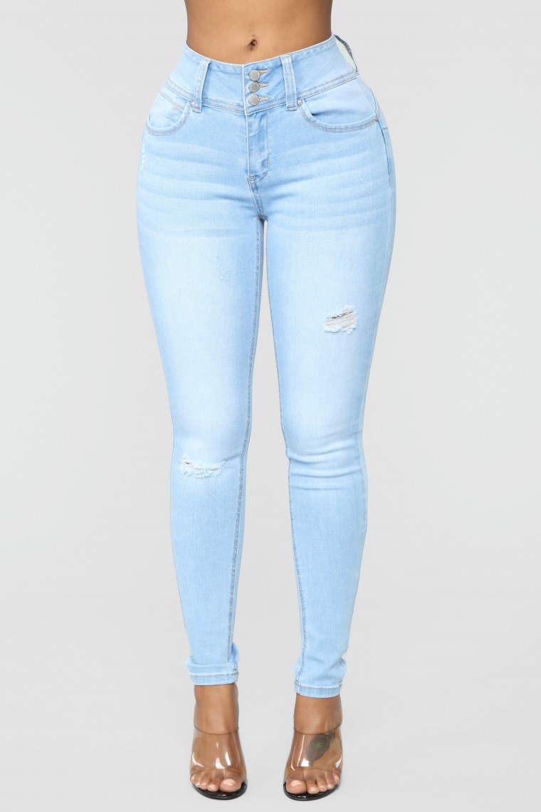 Standing Ovation Skinny Jeans - Light Blue Wash